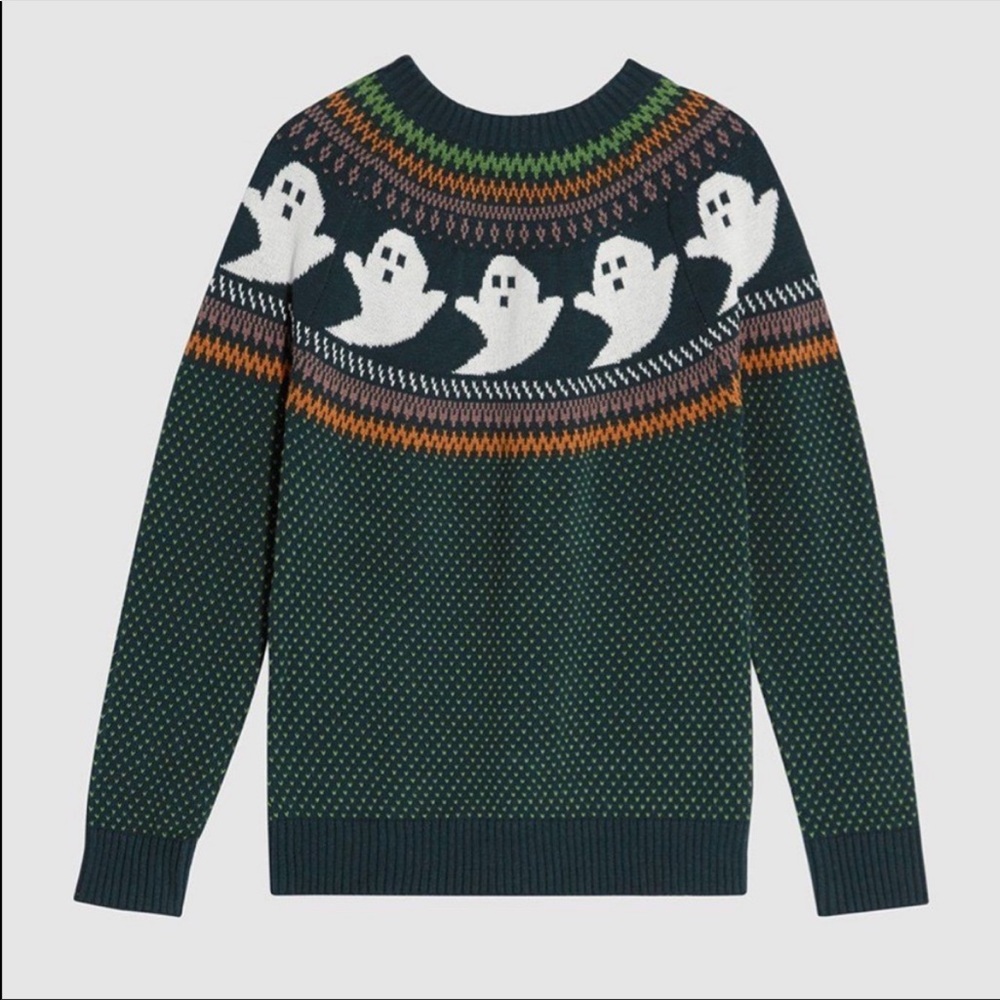 NWT Modcloth You’ve Been Ghosted Fair Isle Sweater